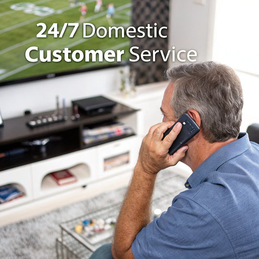 24/7 Customer Service & Managed Router